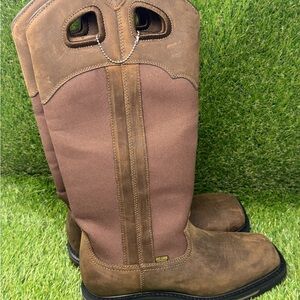 NEW LACROSSE SNAKE COUNTRY 17" BROWN DRY-CORE HUNT BOOTS 521172 - 9.5